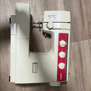 Brother White Sewing Machine Label